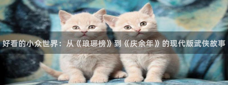 omofun动漫官网最新版：好看的小众世界：从《琅琊榜》到《庆余年》的现代版武侠故事